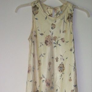 Vintage long floral slip dress 7/8